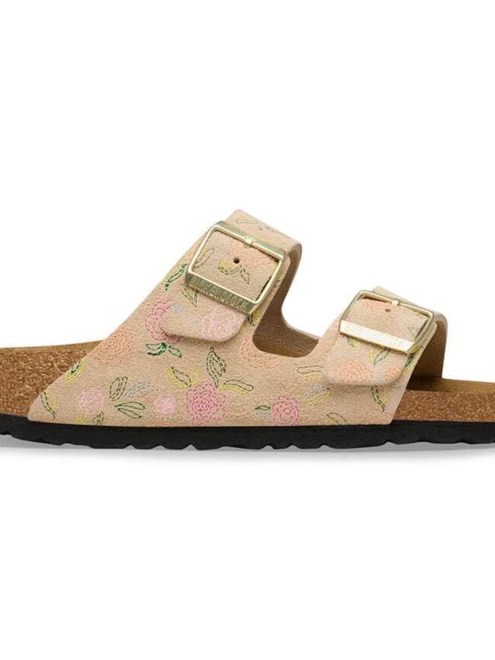 BIRKENSTOCK ARIZONA SUEDE LEATHER FLOWER PRINT NEW SIZE 40 EU - Picture 4 of 6